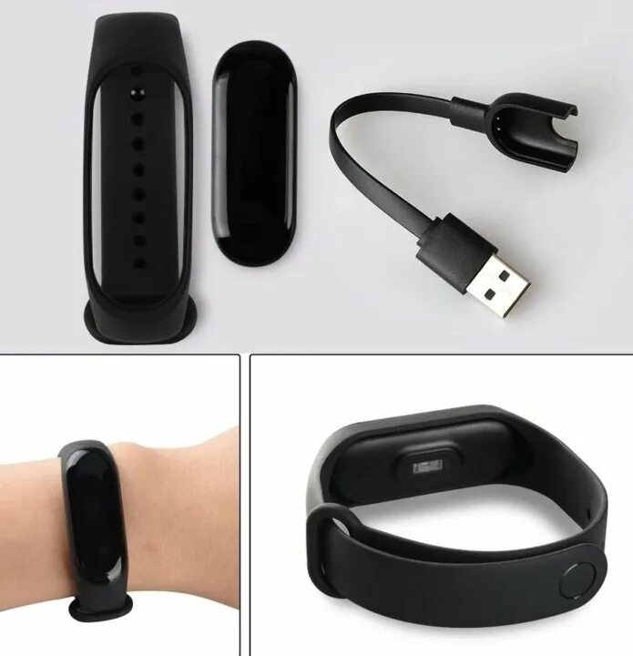 Подключение фитнес браслета к телефону Фитнес браслет Xiaomi Mi Band 3 на русском БЕЗ NFC - купить в Москве, цена 1 700