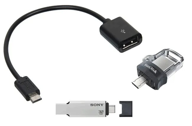 Подключение флешки к телефону через usb Как подключить флешку к телефону или планшету Android remontka.pro