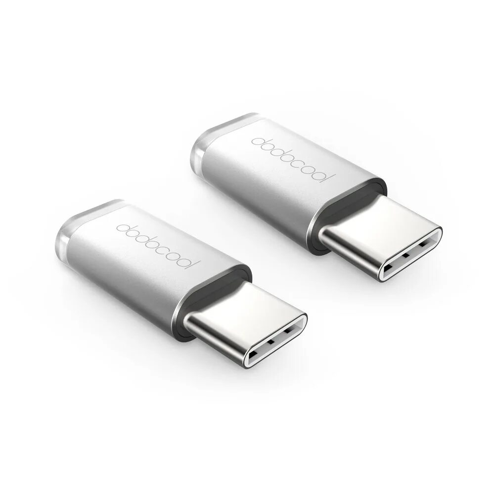 Подключение флешки к type c телефону dodocool Mini USB-C к микро-USB-адаптеру Преобразование USB-Type-C в микро-USB-р