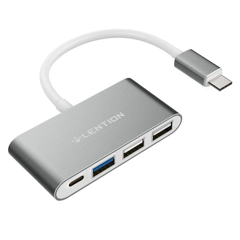 Подключение флешки к type c телефону Usb Центр Lention Usb-концентратор Портами - купить с доставкой по выгодным цена