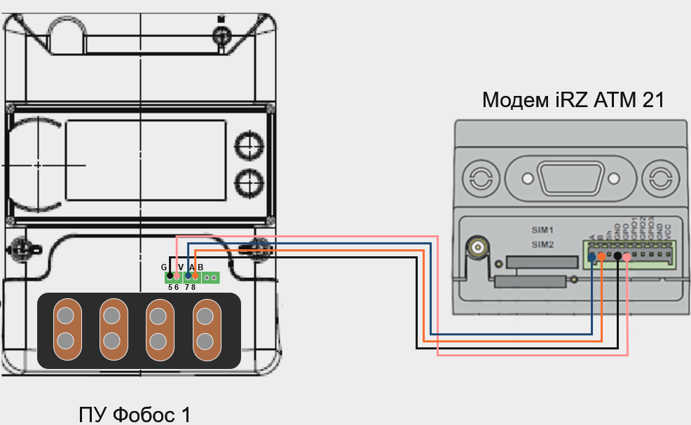 Подключение фобос 1 схема Опрос и схема подключения электросчетчика Фобос 1. Технические характеристики и 