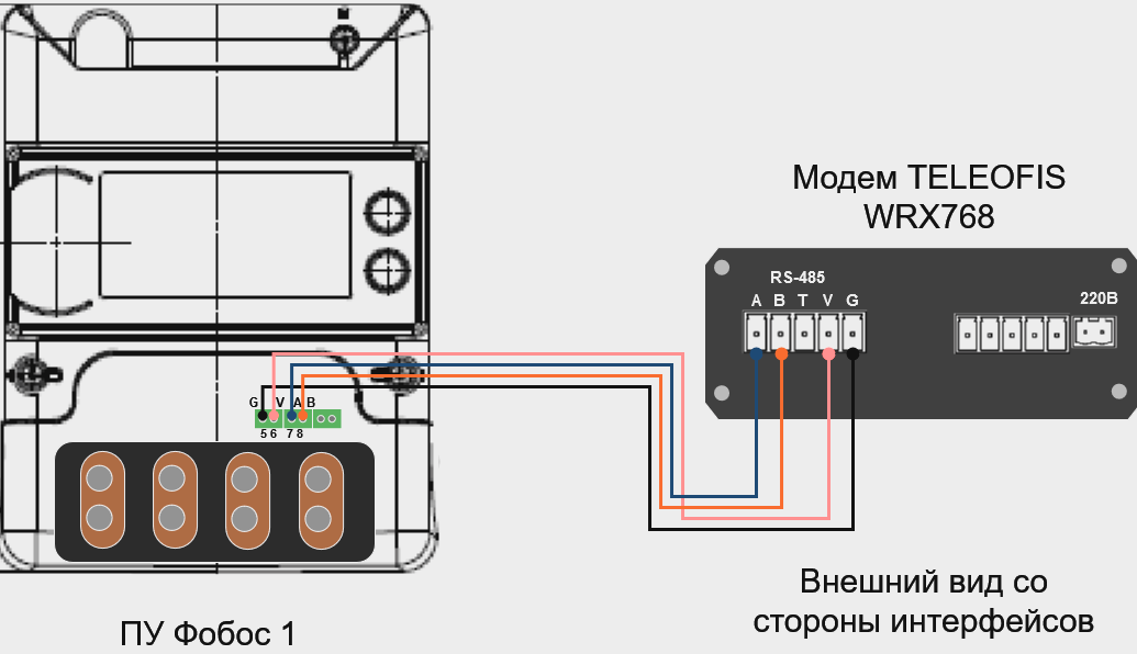 Подключение фобос 1 схема Опрос и схема подключения электросчетчика Фобос 1. Технические характеристики и 