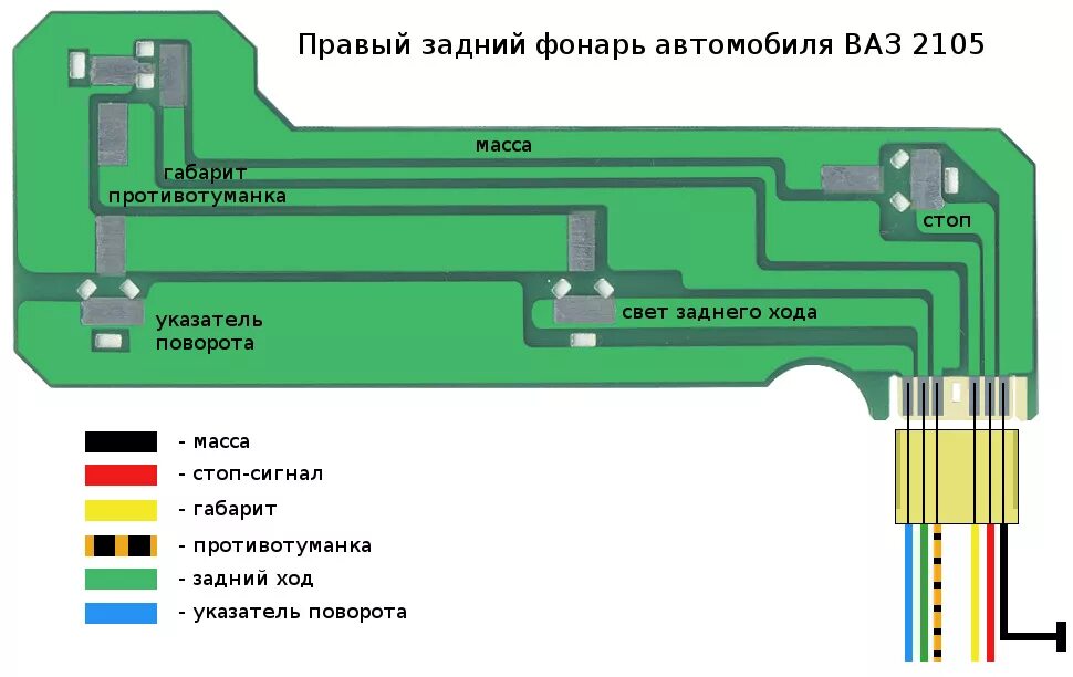 Подключение фонарей ваз 2107 Планы на будущее ч 2 Схемы - Lada 21054, 1,6 л, 2008 года электроника DRIVE2