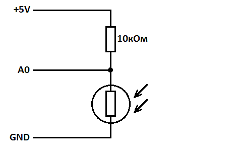 Подключение фото резистора Автоматическая подсветка лестницы и MM5450 Аппаратная платформа Arduino