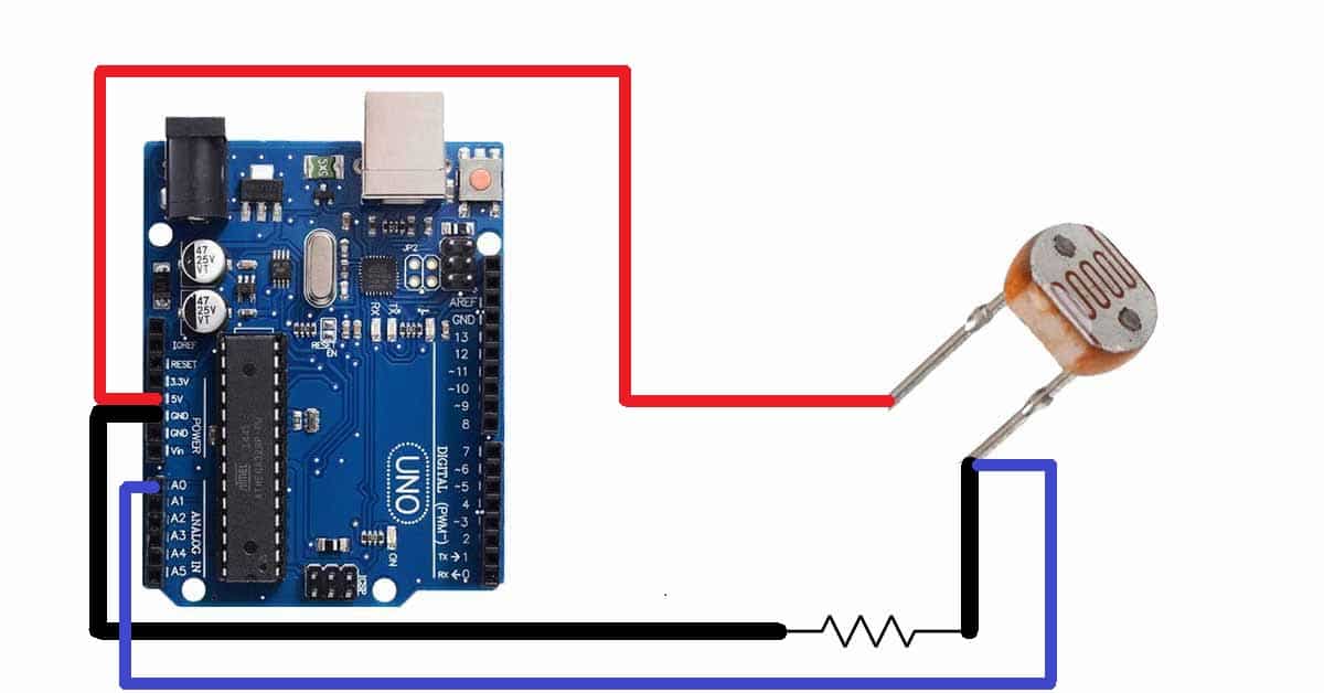 Подключение фото резистора Interface LDR(photoresistor) with Arduino - ElectroVigyan