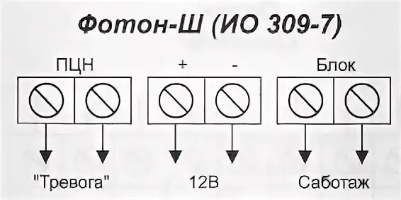 Подключение фотон 10 Охранно-пожарные сигнализации