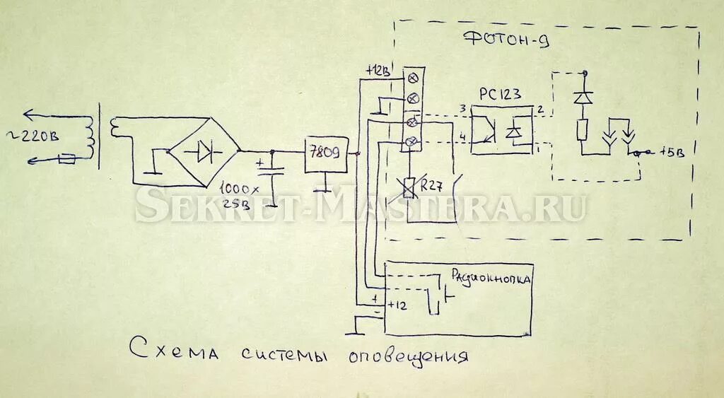 Подключение фотон 10 Сигнализация фотон