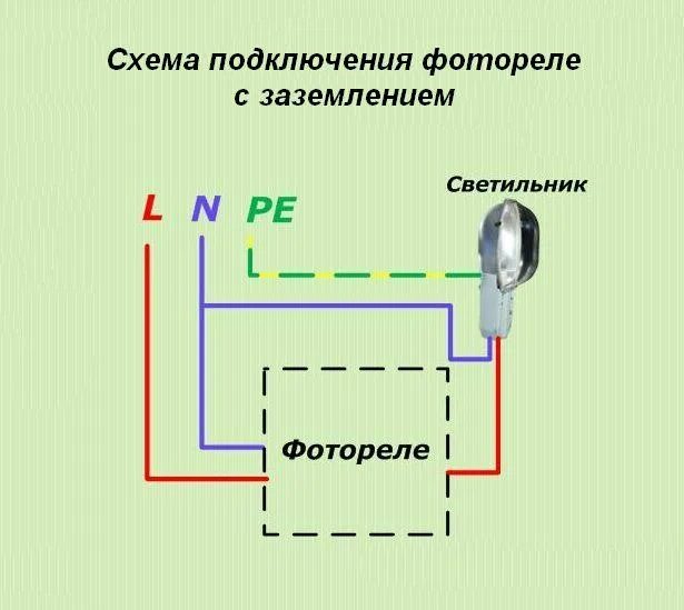 Подключение фотореле к фонарю без выключателя Фотореле для уличного освещения подключение HeatProf.ru