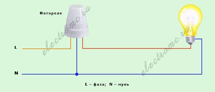 Подключение фотореле к лампочке Схема подключения фотореле фото, видео - 38rosta.ru
