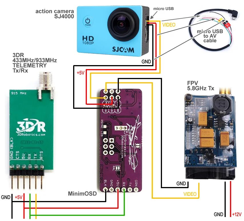 Подключение fpv камеры Как подключить fpv