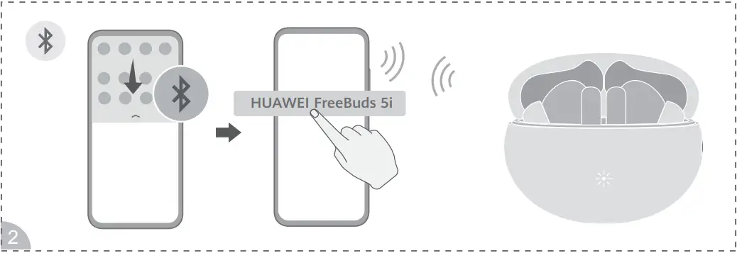 Подключение freebuds se 2 к телефону HUAWEI FreeBuds 5i User Guide