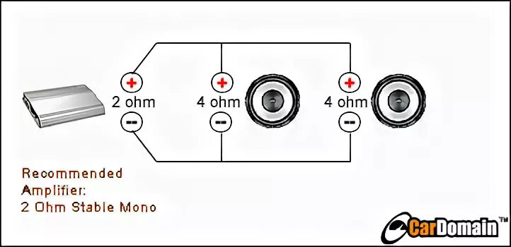 Подключение фронта в 2 ома 2 subs,Mono Channel amp - ecoustics.com