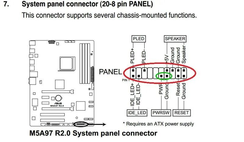 Подключение фронтальной панели m2n4 sli Ответы Mail.ru: F Panel что куда подключить?