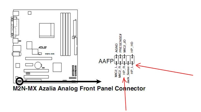 Подключение фронтальной панели m2n4 sli Ответы Mail.ru: Вопрос про наушников, нужно делать так чтобы звук был слышен нао