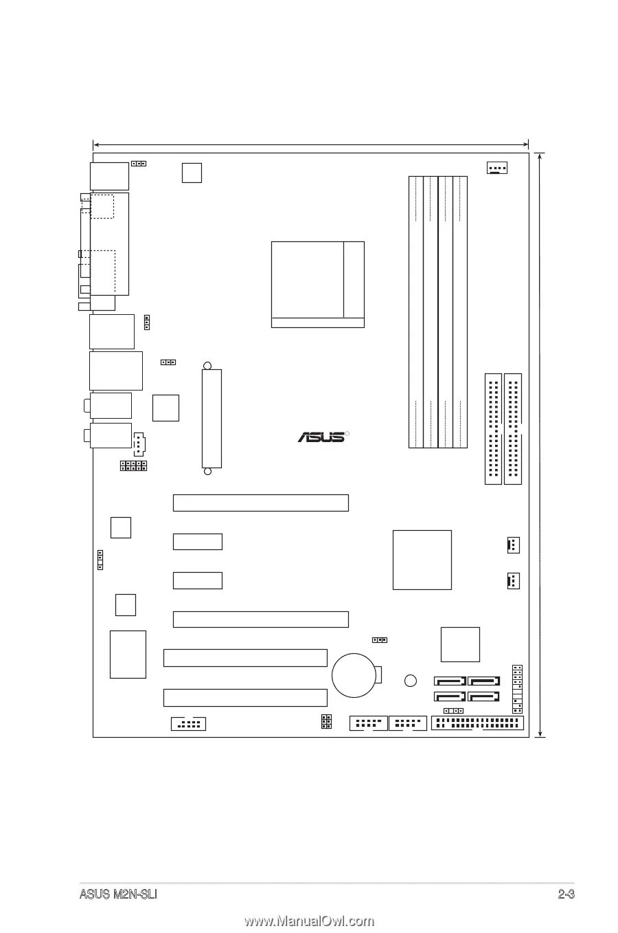 Подключение фронтальной панели m2n4 sli Motherboard layout Asus M2N32-SLI PREMIUM VISTA User Manual (Page 23)