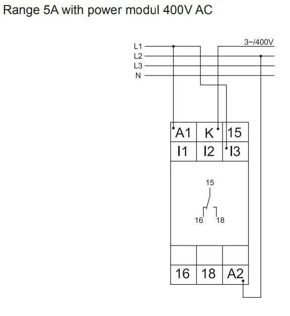 Подключение g 1 2 Реле контроля тока однофазное G2IW5A10 5A + TR2-230VAC TELE купить