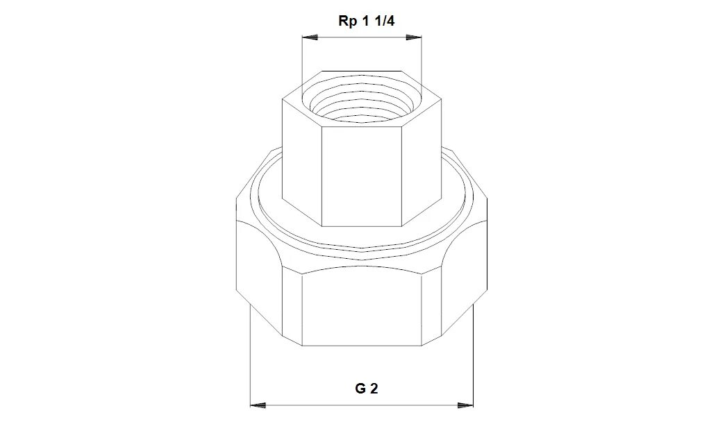 Подключение g 1 2 Резьбовое быстроразъемное соединение Grundfos G 2 х Rp 1 1/4 GG (2 шт) - купить 