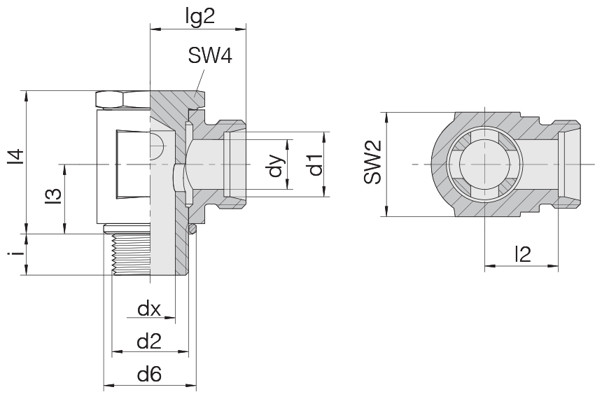 Подключение g 1 2 Соединение для труб поворотное угловое 24-BSE-L15-G1/2B Барс-Гидравлик Групп