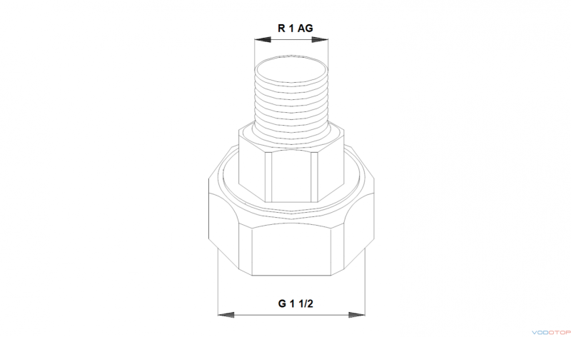 Подключение g1 2 Отзывы о Узлы присоединительные G 1 1/2" х Rp 1", чугун, комплект - 2шт., для UP