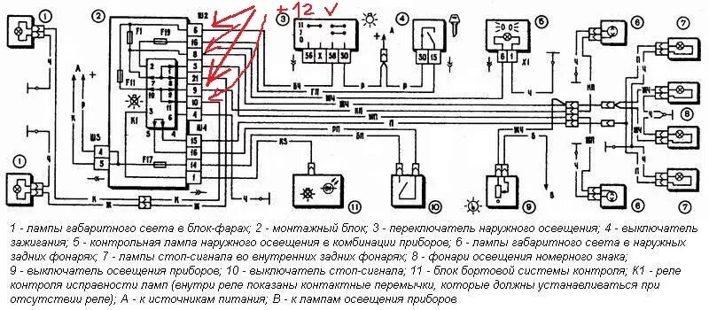 Подключение габаритов ваз 2110 да будет свет. - Lada 21101, 1,6 л, 2006 года электроника DRIVE2