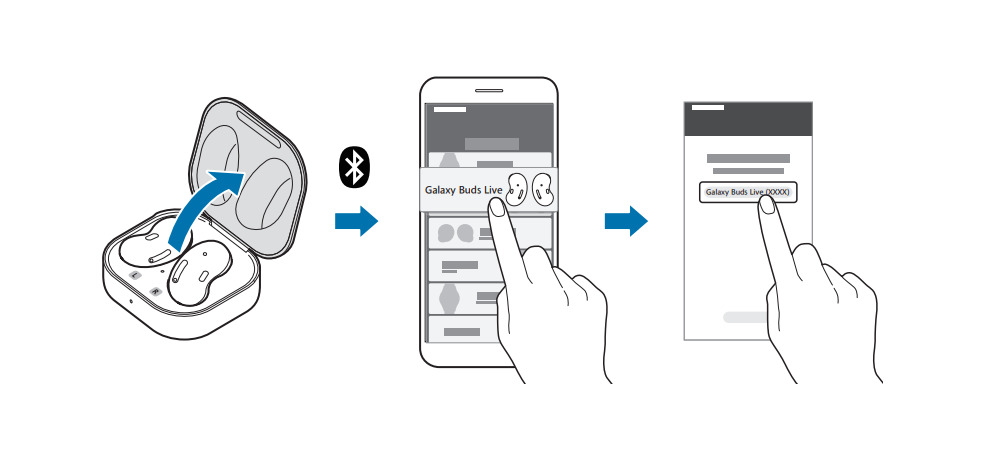 Подключение галакси бадс 2 Samsung Galaxy Buds Live Manual Pairing & Charging Instructions