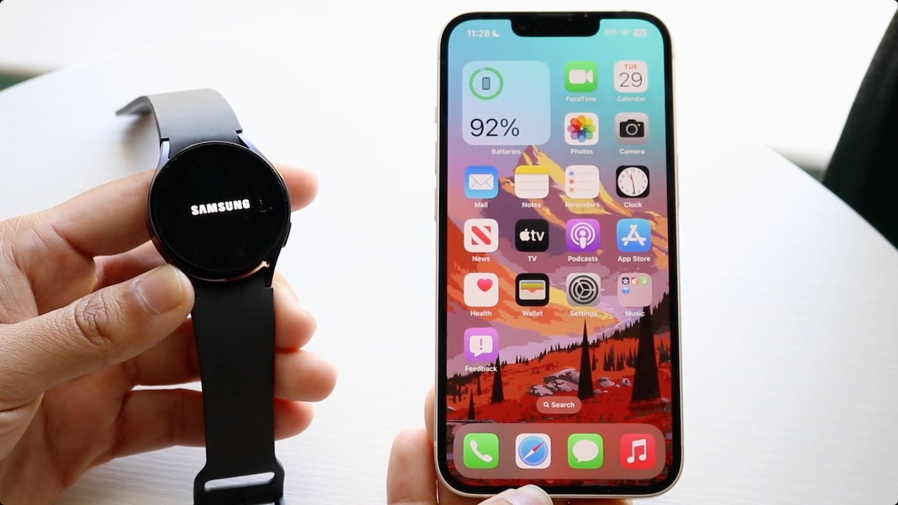 Подключение galaxy fit 3 к iphone Can You Connect The Samsung Galaxy Watch To a iPhone? - YouTube