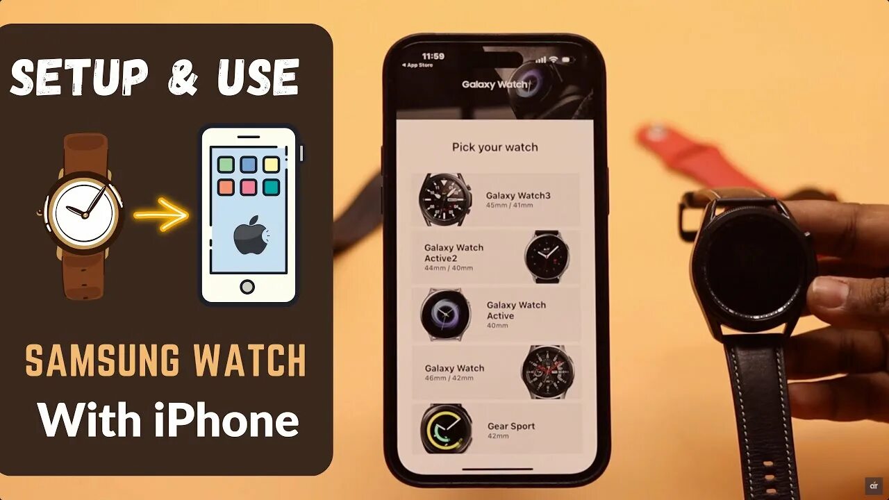 Подключение galaxy watch 4 к xiaomi Pair Your Samsung Galaxy Watch to iPhone (Easy Step by Step) - YouTube