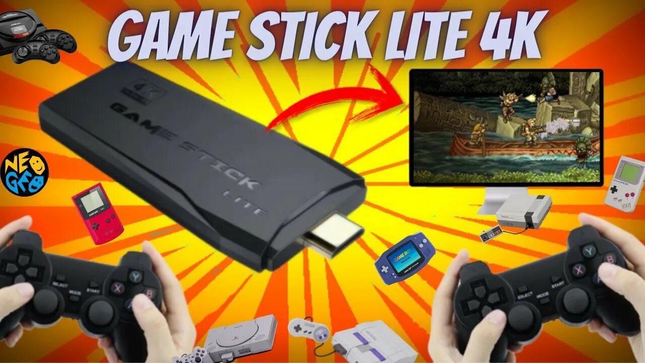 Подключение game stick lite к телевизору Game Stick Lite 4k (Y3) Mini consola con las 3B - YouTube