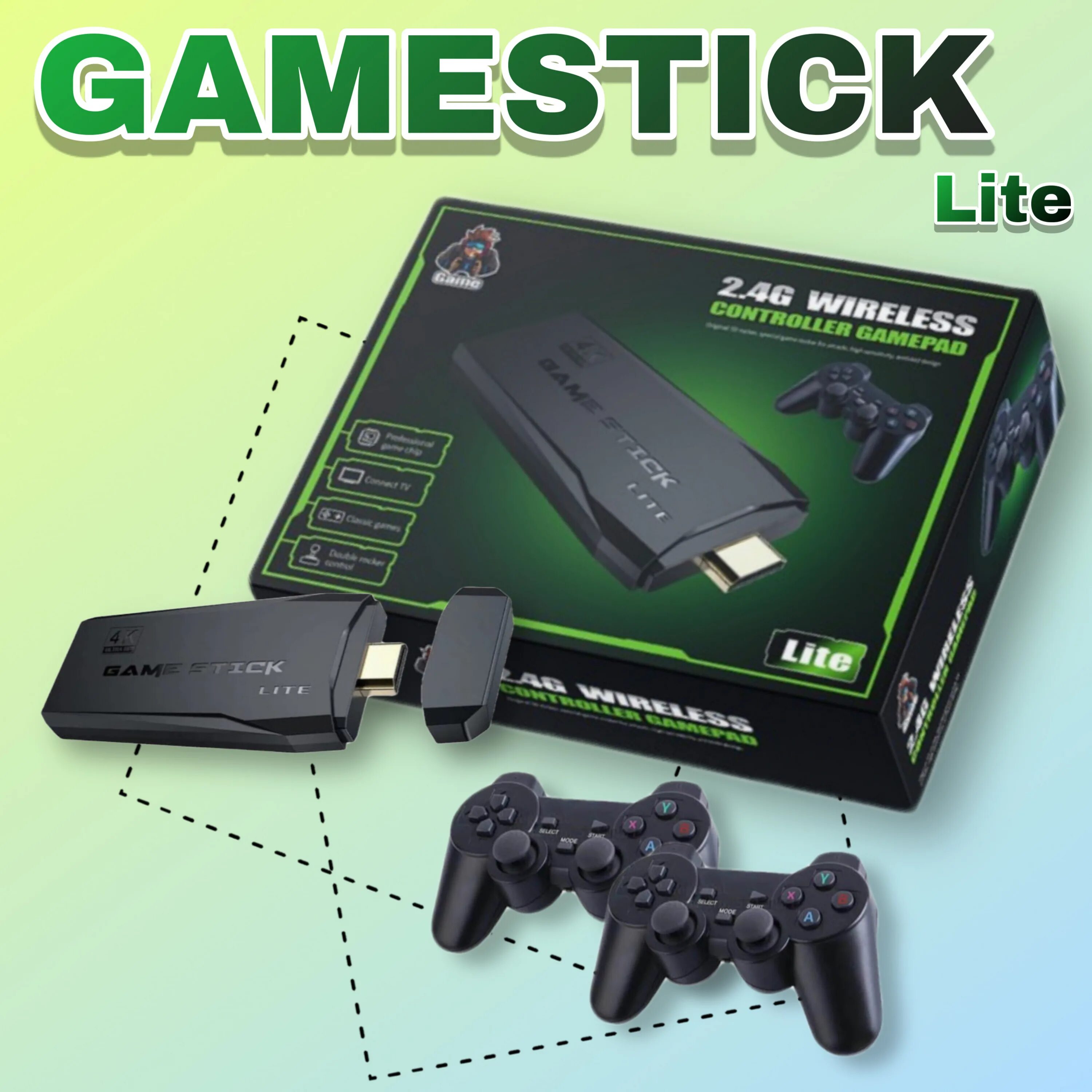 Подключение game stick lite к телевизору Портативная игровая приставка Game Stick Lite со встроенными РЕТРО играми (более