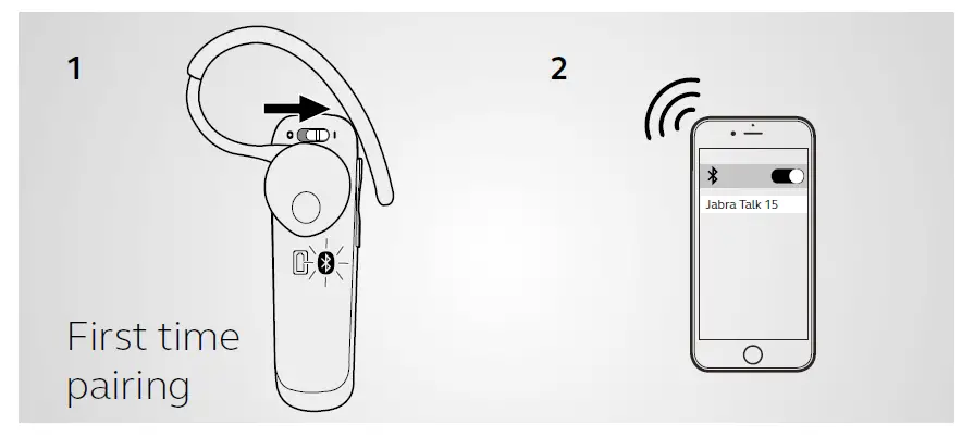 Подключение гарнитуры jabra телефону Как подключить блютуз гарнитуру к телефону jabra