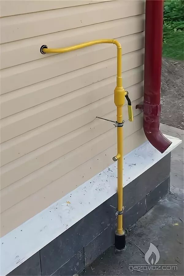 Подключение газа к каркасному дому Газовая Труба На Доме Фото - Foto-na-telefon.ru