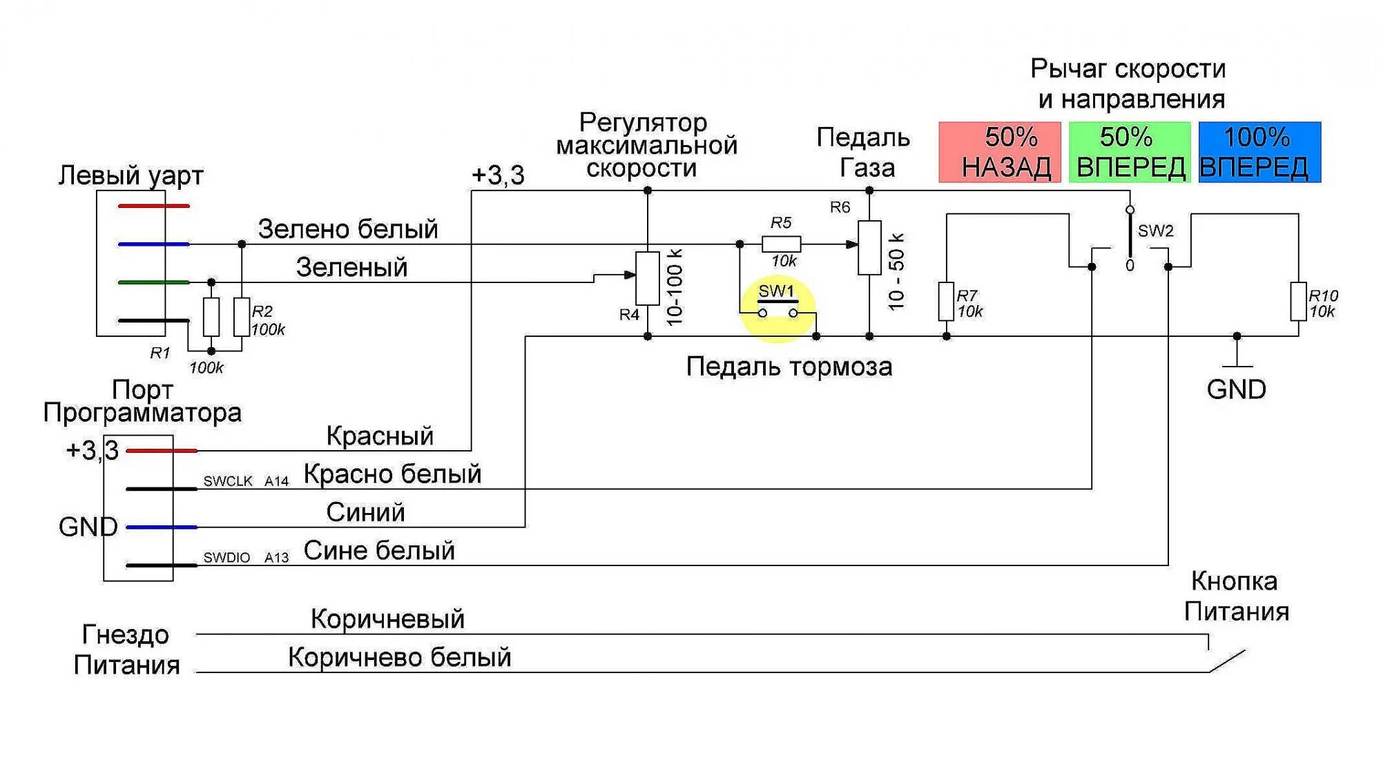 Подключение газа к контроллеру Электромобиль из детской коляски 2 - Страница 57