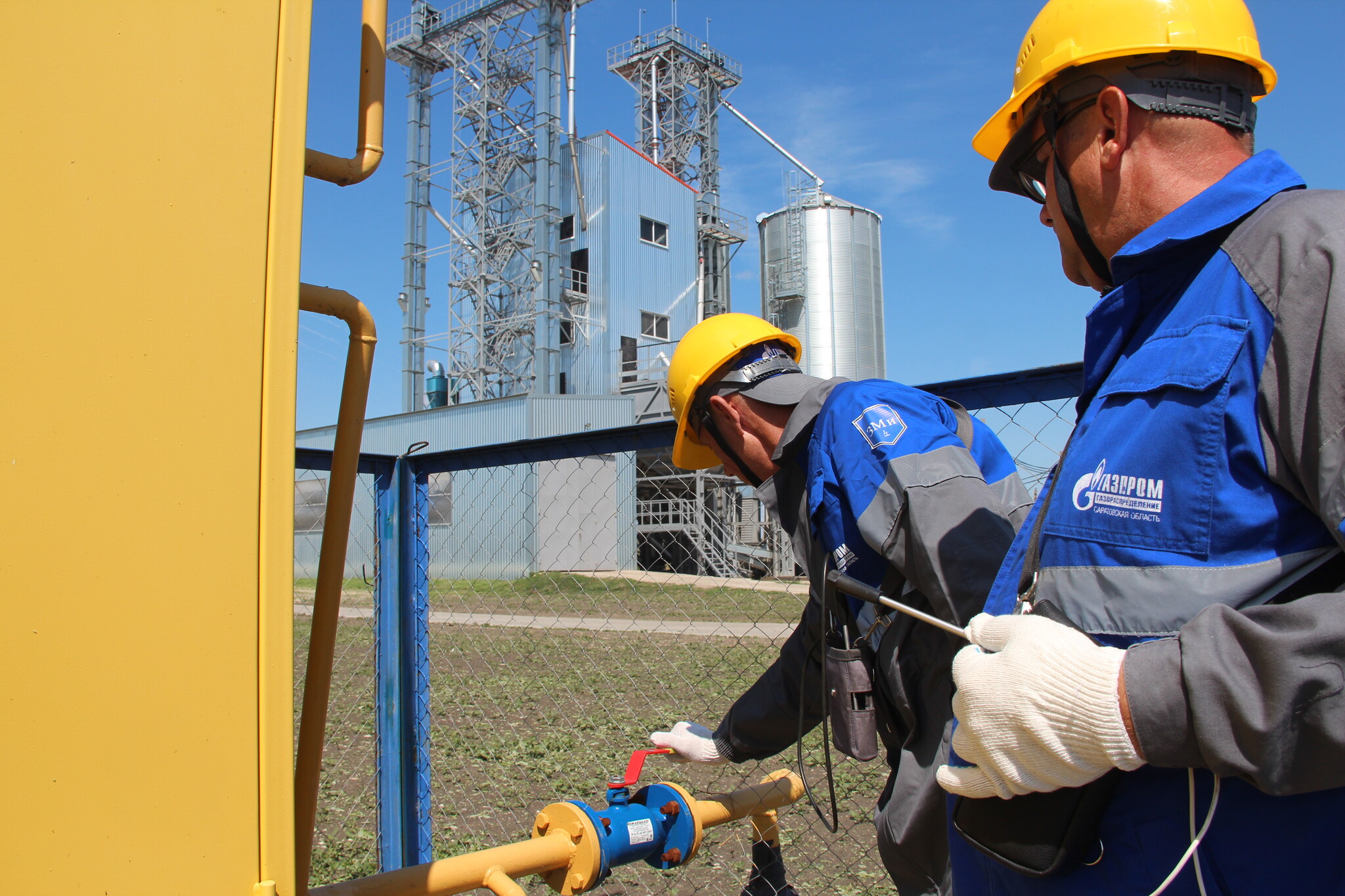 Подключение газа в саратовской области В Саратовской области газифицирован зерносушильный комплекс