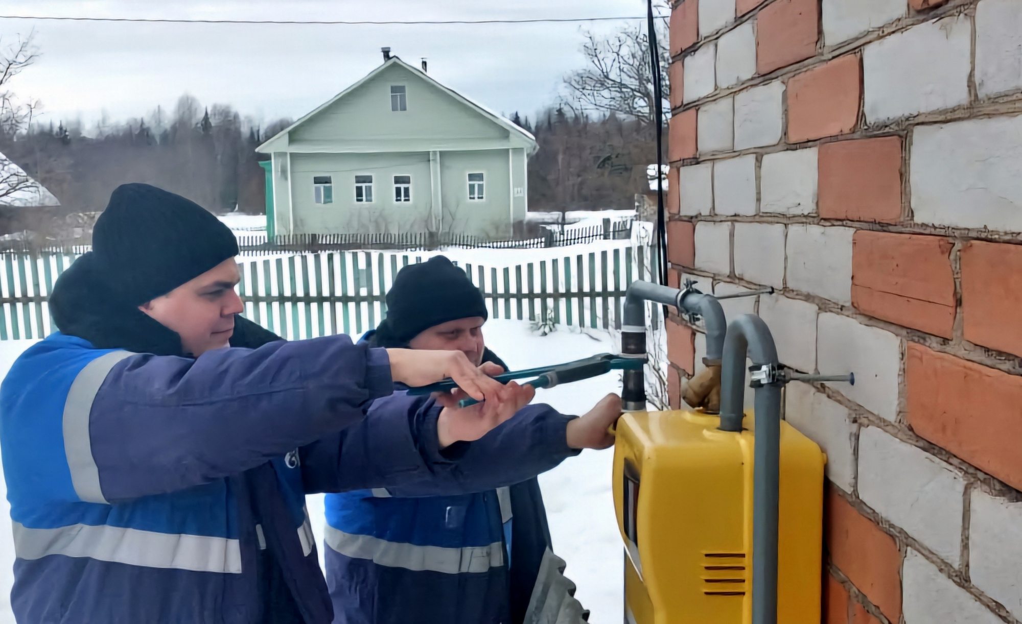 Подключение газа в ярославской области В селе Горинское Ярославской области к сетевому газу подключены первые домовладе