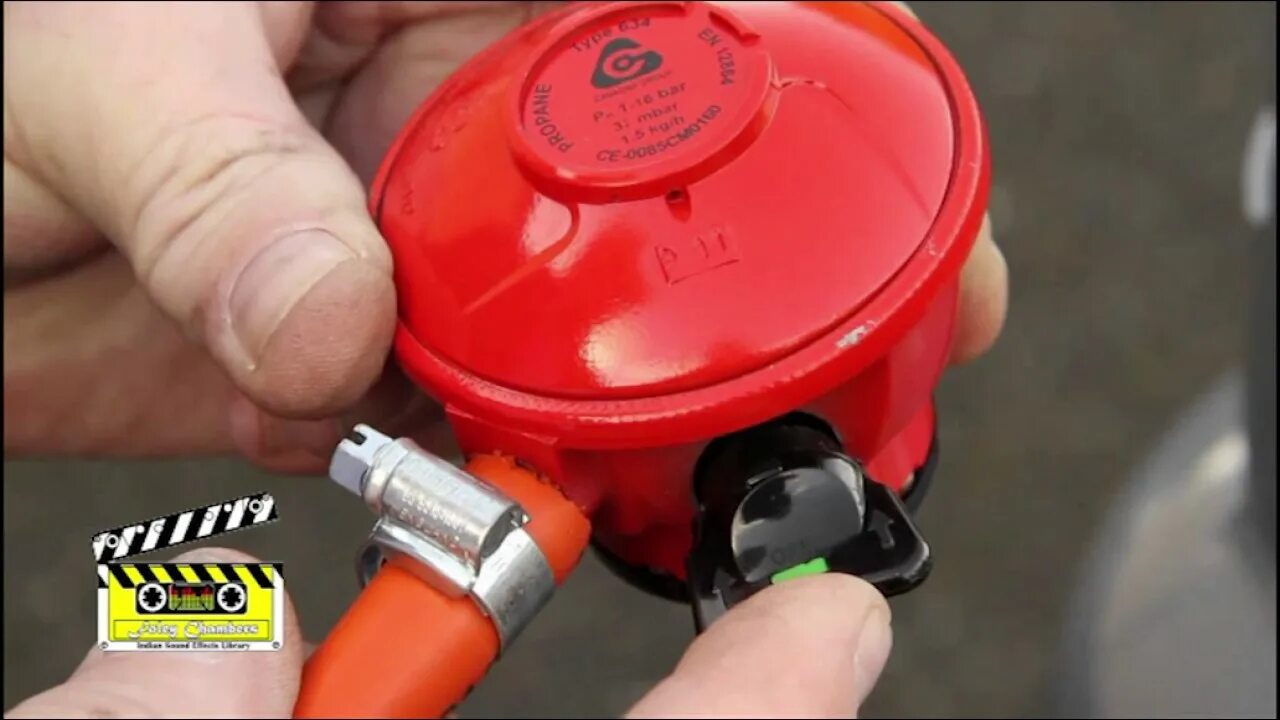 Подключение газового баллона к портативной газовой Gas cylinder regulator - YouTube