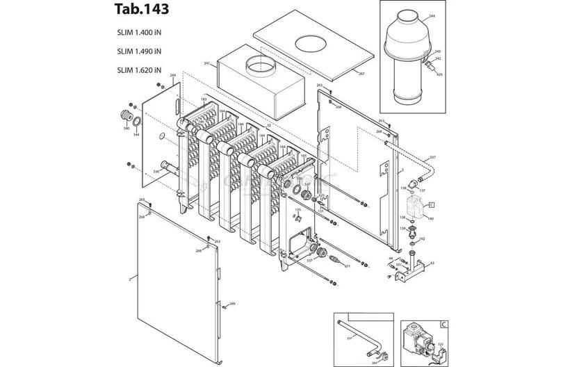 Подключение газового котла baxi slim Газовый котел BAXI Slim 1.620 IN напольный СТ008616 купить в Нижнем Новгороде не