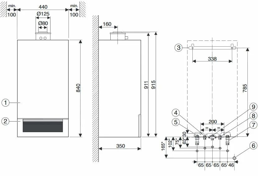 Подключение газового котла будерус логомакс Buderus Logamax plus GB172-24K Gasbrennwert Kombitherme Gasheizung Brennwert Gas