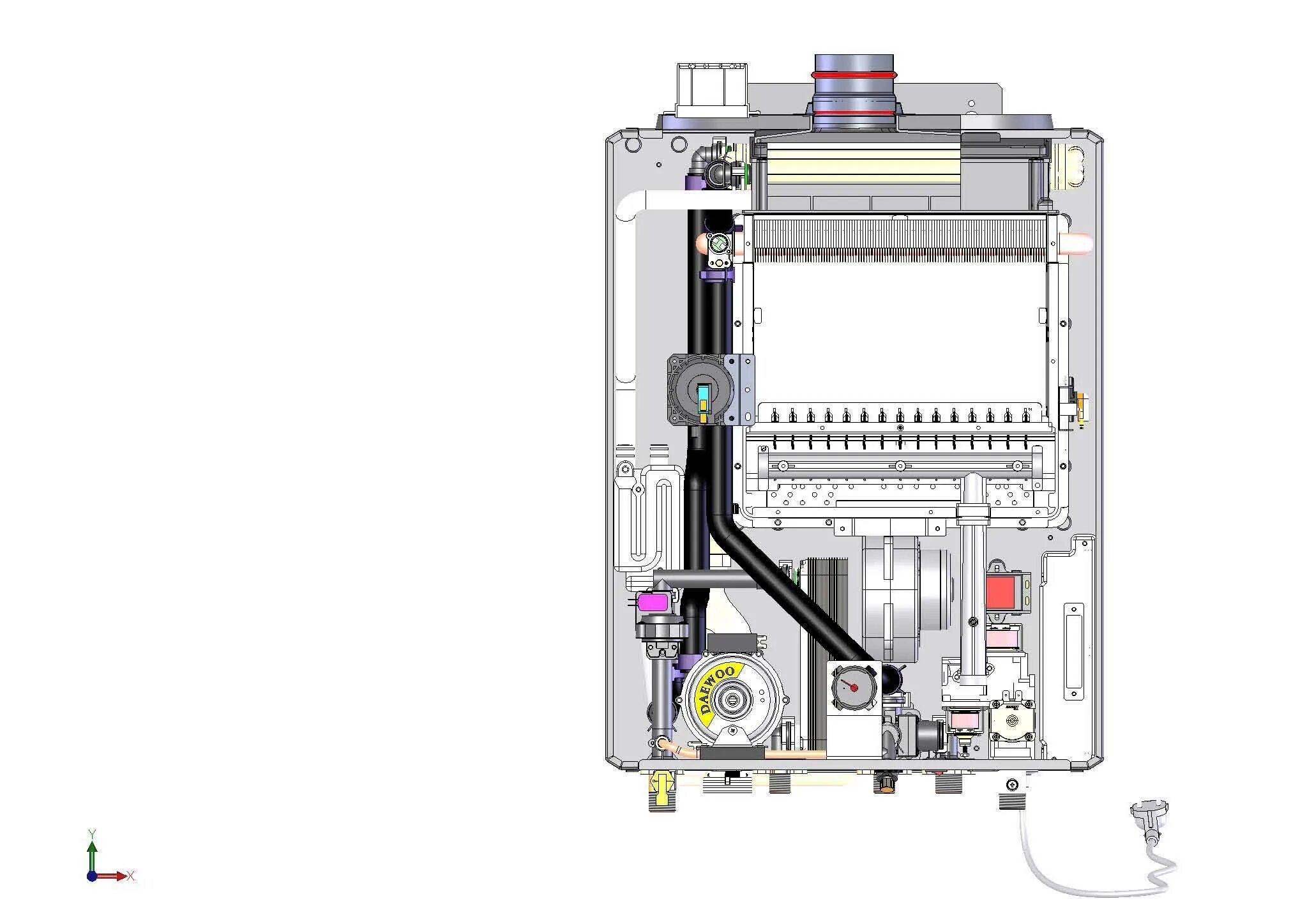 Подключение газового котла daewoo Daewoo gasboiler 130 LkbAuto.ru