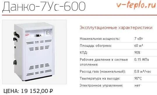 Подключение газового котла данко Обзор технических характеристик газовых котлов Данко