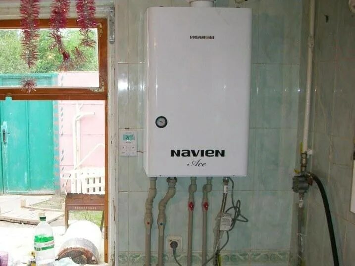 Подключение газового котла двухконтурного navien Газовый котел Navien Deluxe: инструкция по монтажу двухконтурной настенной модел