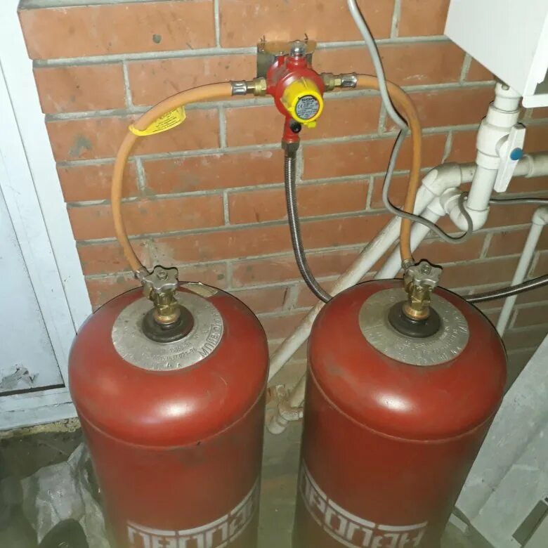 Подключение газового котла к баллону Мини газгольдер на баллонах пропан, для отопления - купить в Новосибирске, цена 
