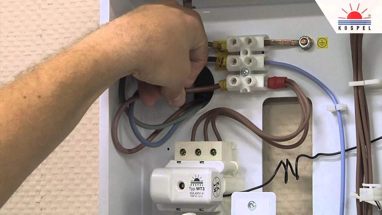 Подключение газового котла к электросети требования 3 Подключение котла EKCO.L2 мощностью от 4 до 8 кВт к электрической сети - YouTu