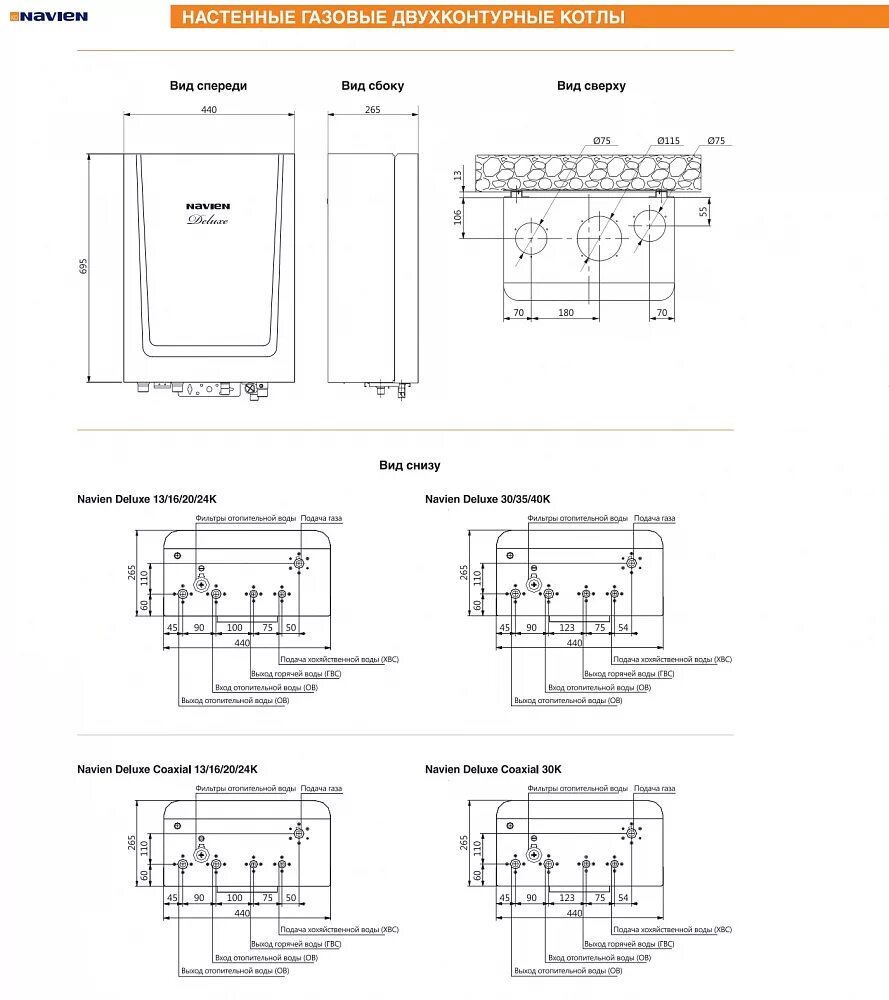 Подключение газового котла навьен делюкс двухконтурный Газовый котел Navien DELUXE COMFORT 13K 13 кВт двухконтурный - страница 3