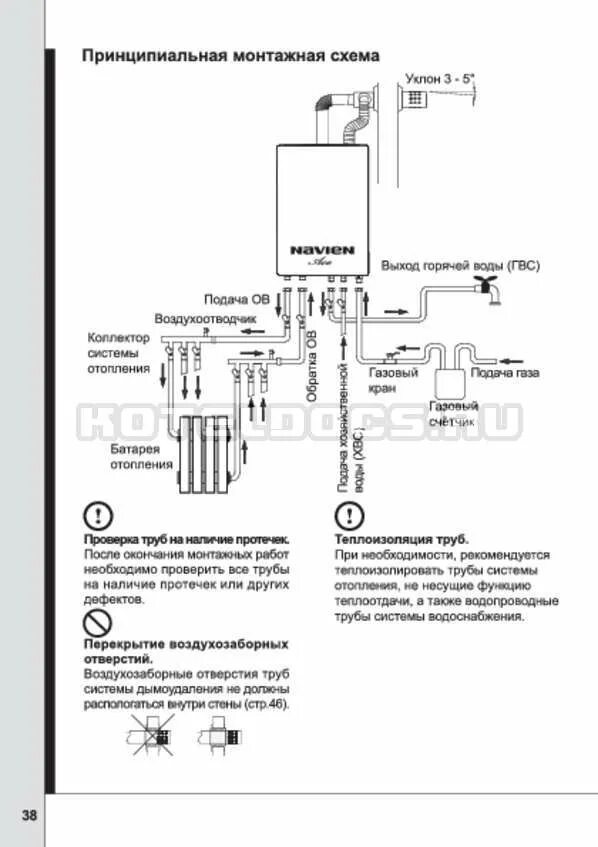 Подключение газового котла навьен делюкс схемы Газовый котел Navien Deluxe: инструкция по монтажу двухконтурной настенной модел