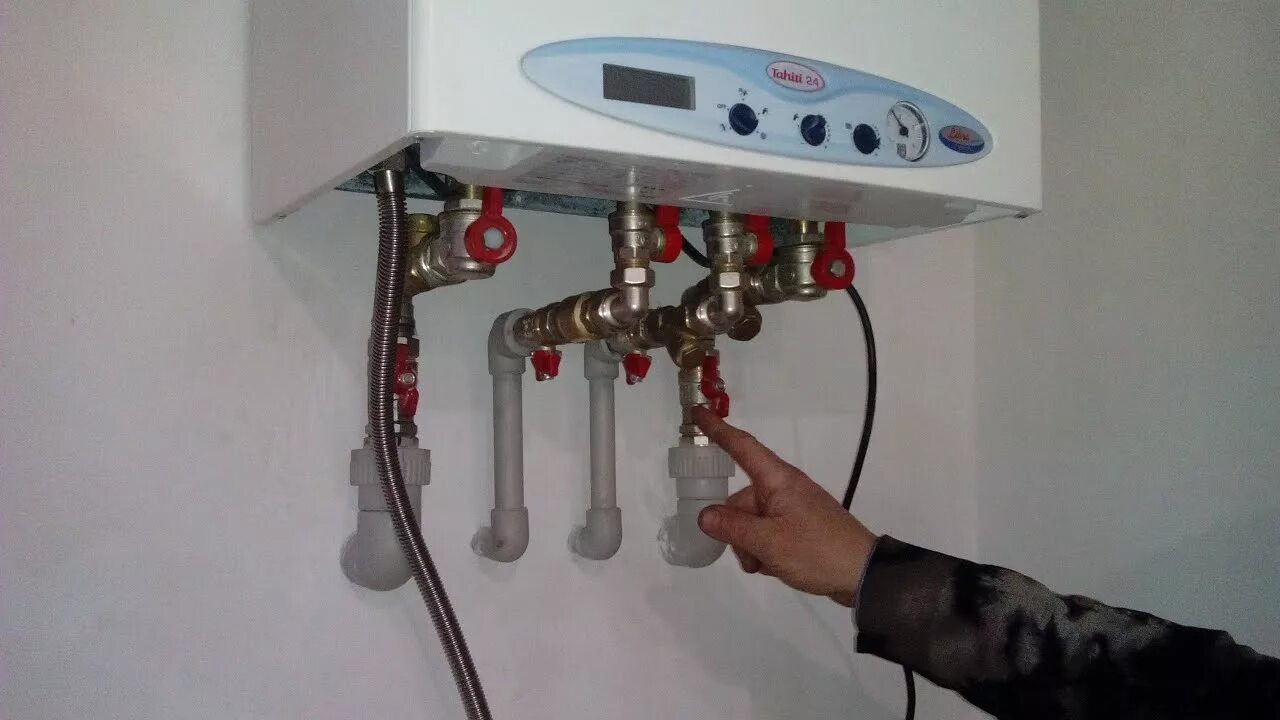 Подключение газового котла цена за работу Подключение газового котла. +твердотоп-котел. - YouTube