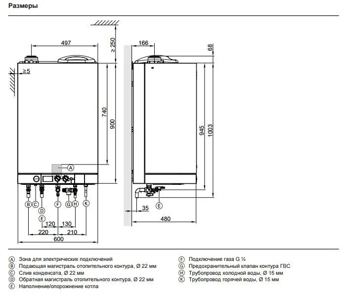 Подключение газового котла viessmann vitopend 100 Viessmann Vitodens 111-W 4,7-26 кВт инструкция, характеристики, форум, поддержка