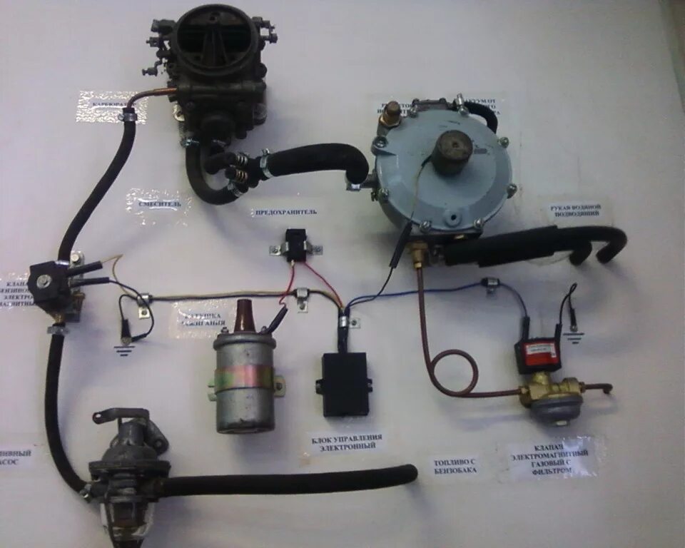 Подключение газового редуктора Немного о ГБО. - Audi 100 (C3), 2,2 л, 1986 года другое DRIVE2