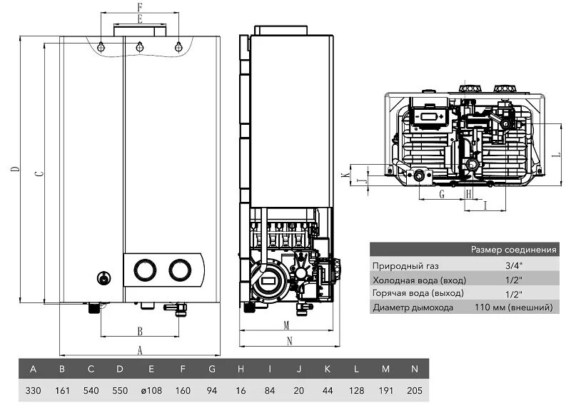 Подключение газовой колонки электролюкс Газовая колонка Electrolux GWH 11 NanoPRO 2.0 - Магазин Теплогаз