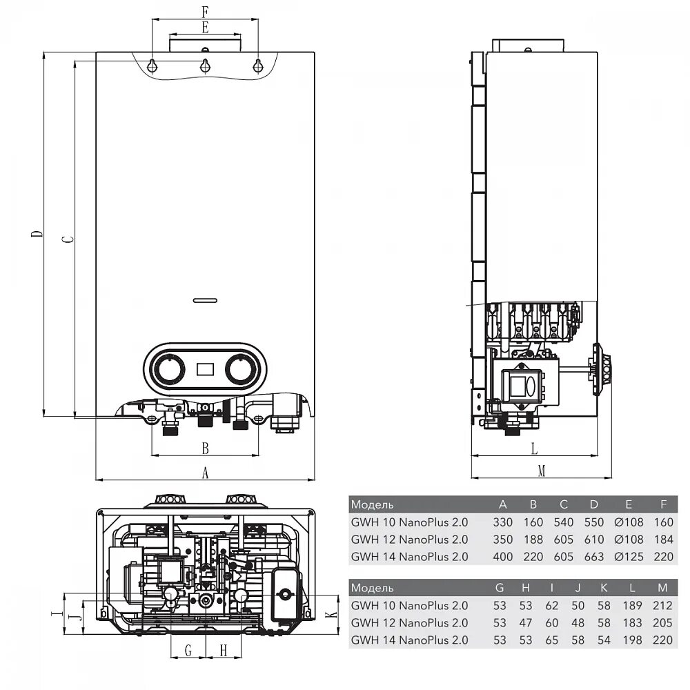 Подключение газовой колонки электролюкс gwh 10 Газовая колонка Electrolux GWH 14 NanoPlus 2.0 купить - Tavago