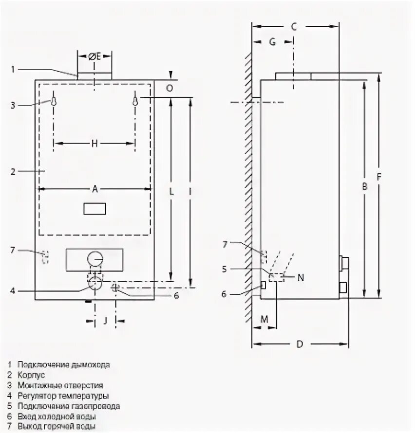 Подключение газовой колонки vaillant Газовая колонка Vaillant MAG OE 11-0/0 XZ C+H купить в Москве по низкой цене в и